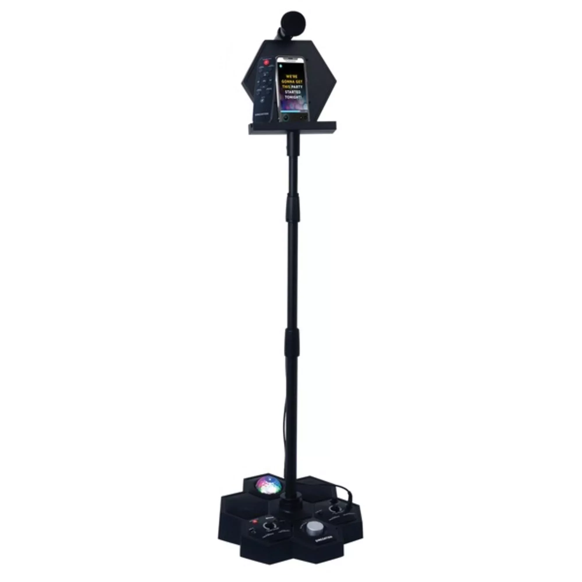 808 Audio Singsation Performer Deluxe All-in-One Karaoke System Black SPKA710
