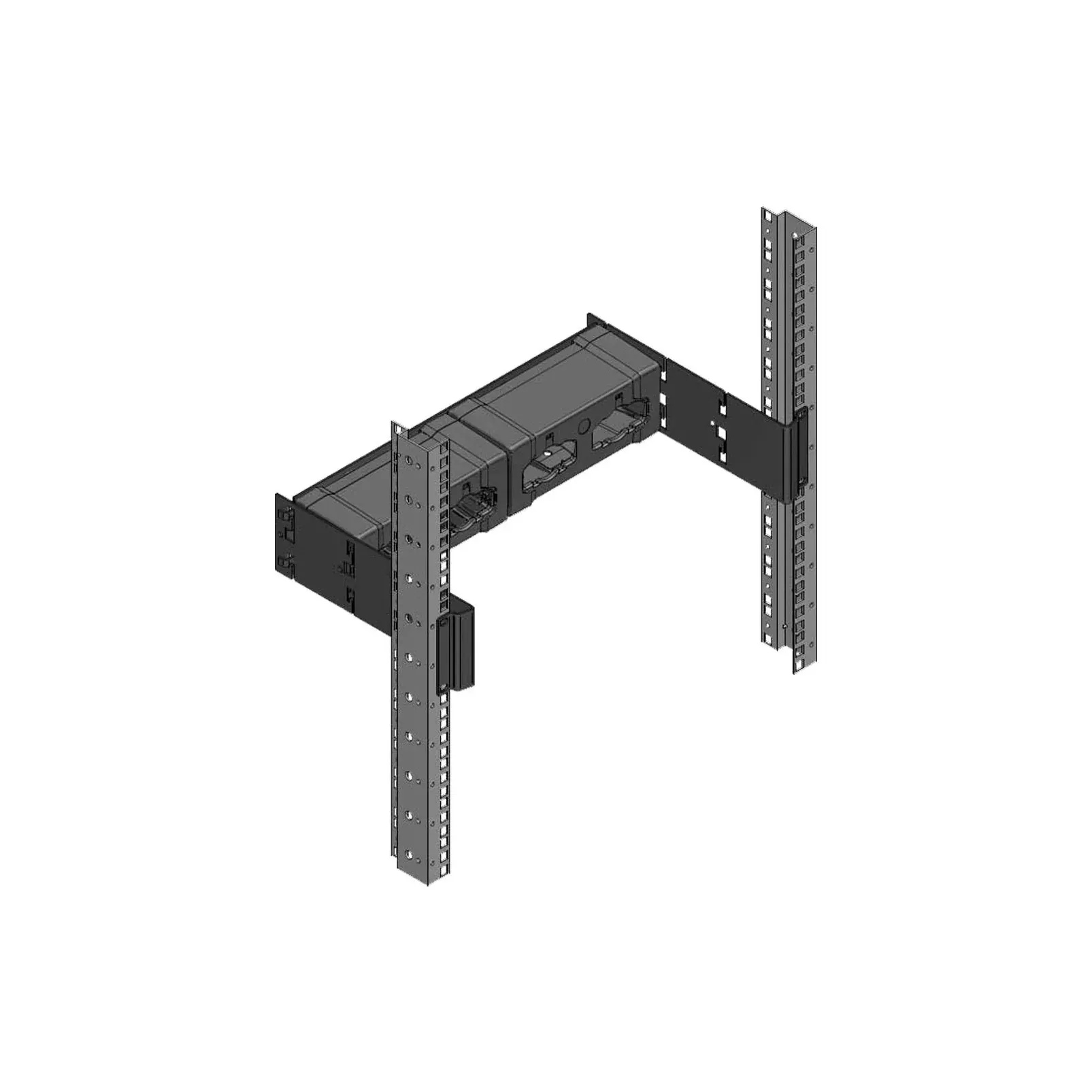 AKG RMU700 Rack Mount Unit for CU700 and CU800 Aluminum Black