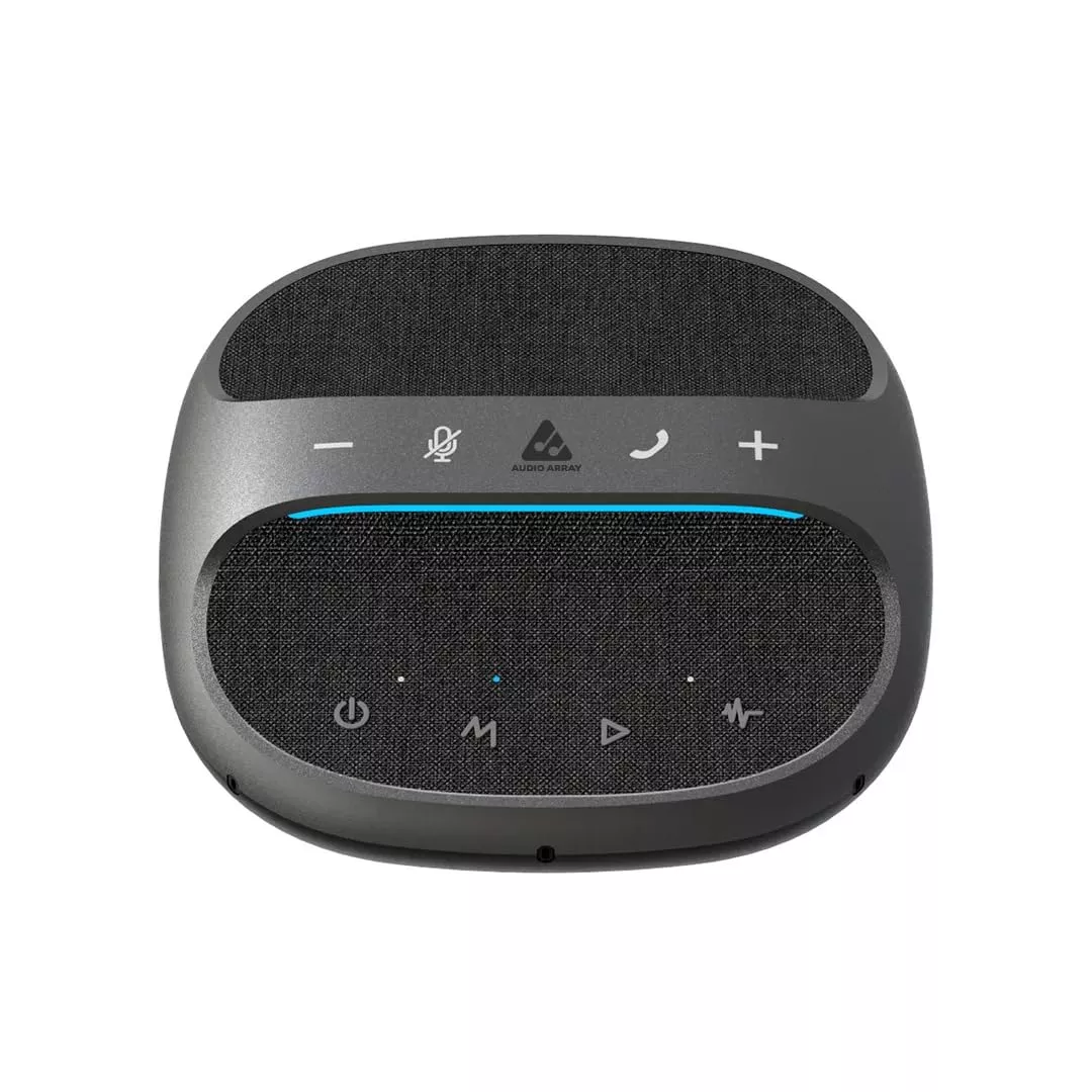 Audio Array Am-W45 Wireless Conference Microphone With Speaker | Bluetooth, Usb & 4 Mics | 360 Pickup Upto 4M | Noise Reduction