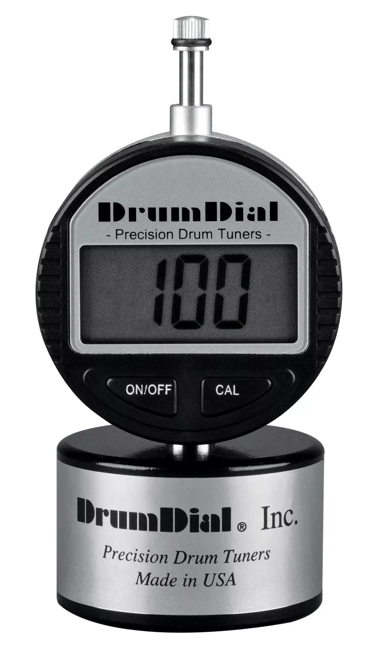 Drumdial Digital Precision Drum Tuner ADDD with Carry Case Alloy Steel Black