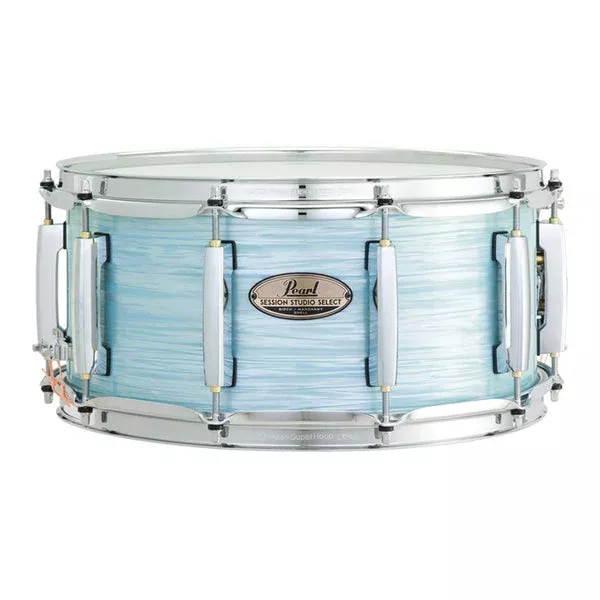 Pearl 14″x6.5″ Session Studio Select Snare Drum – Ice Blue Oyster