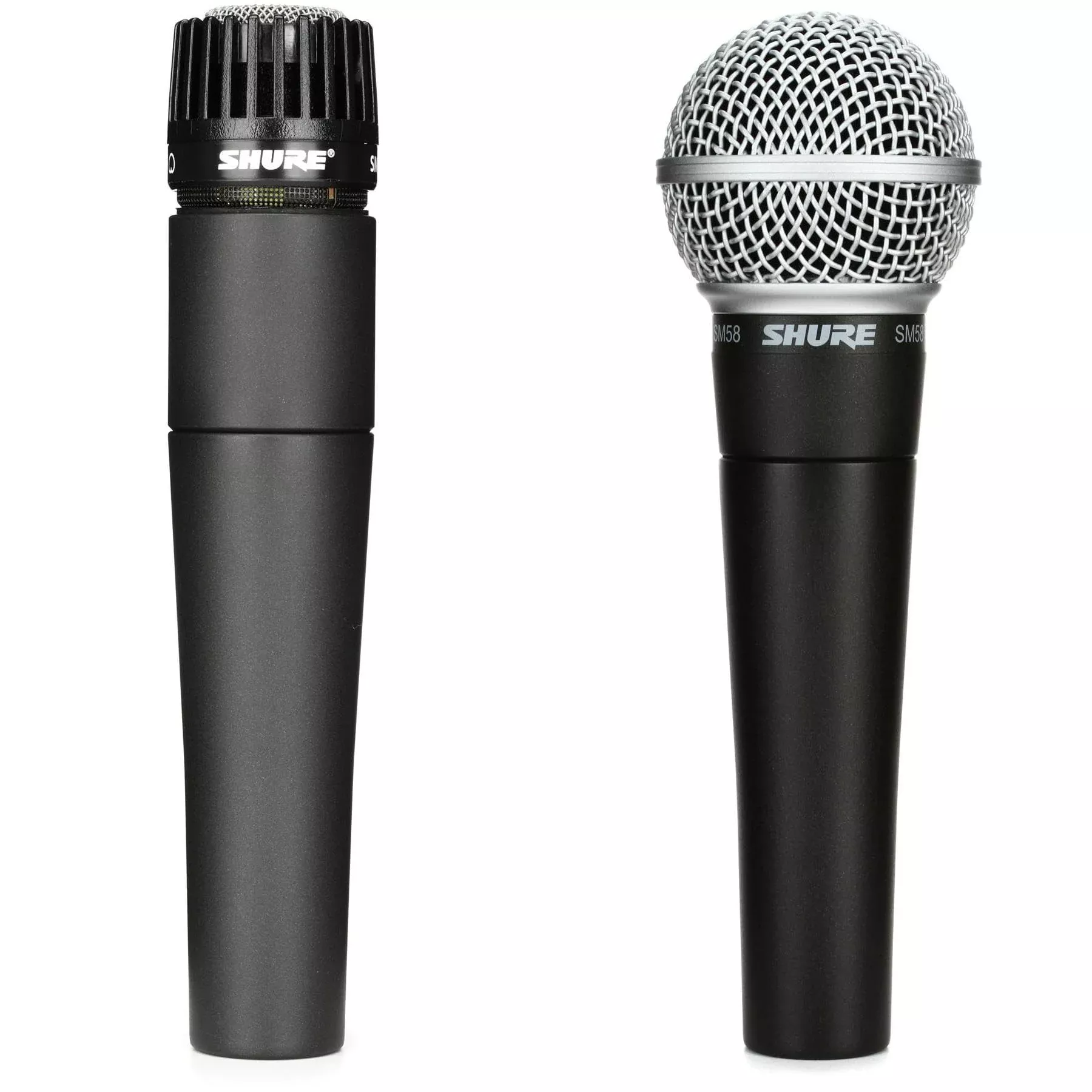 Shure SM57 SM58 Dynamic Cardioid Instrument Vocal Microphone Set