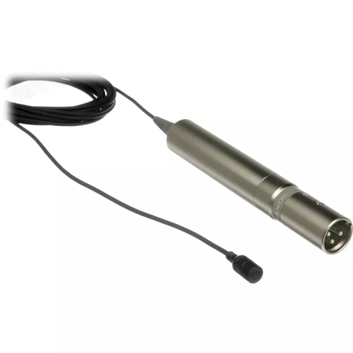 Sony ECM-44B Omni-Directional Electret Condenser Wired Lavalier Microphone Black