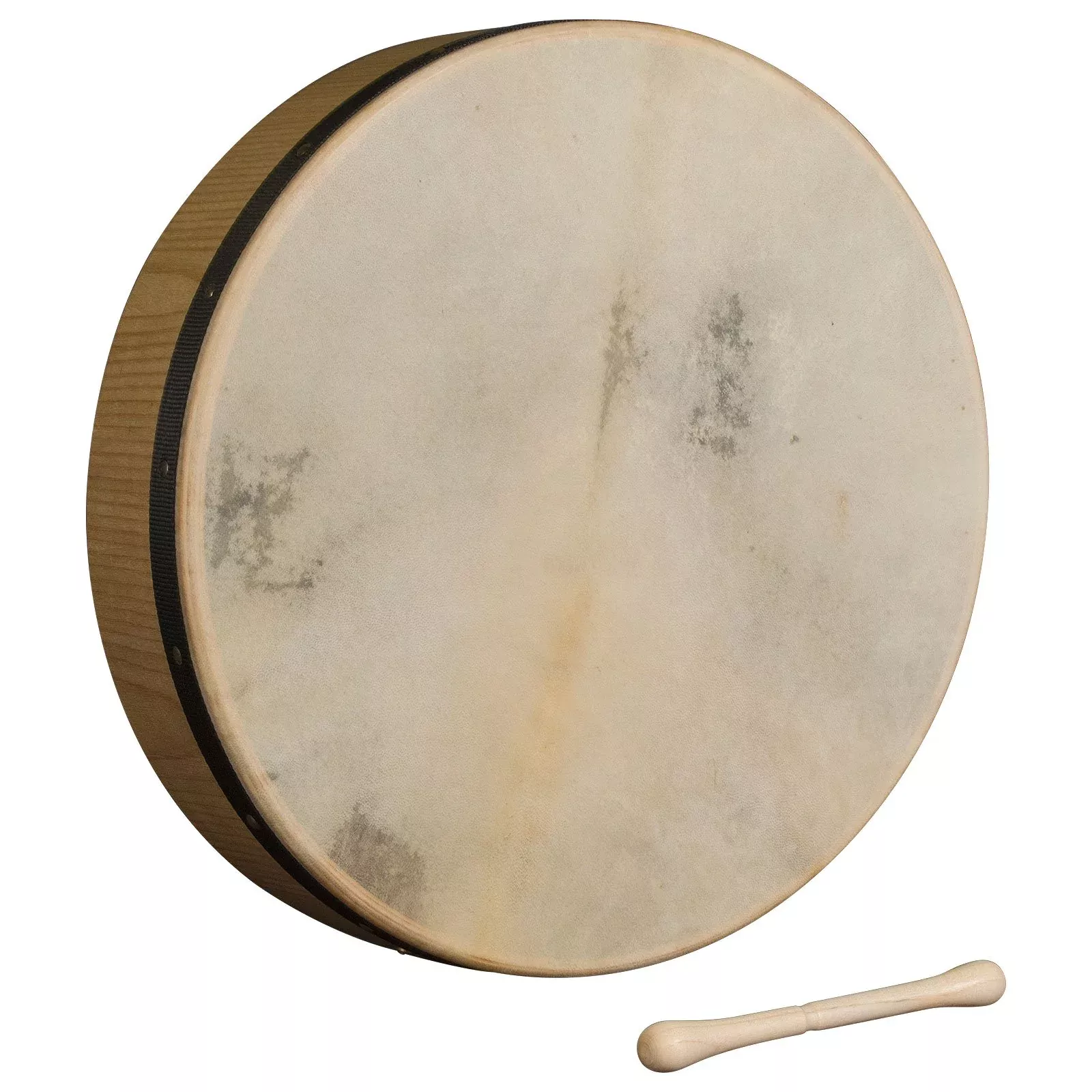 Trinity College TB-6 Irish Bodhran 18" Oak Rim Hand Drum