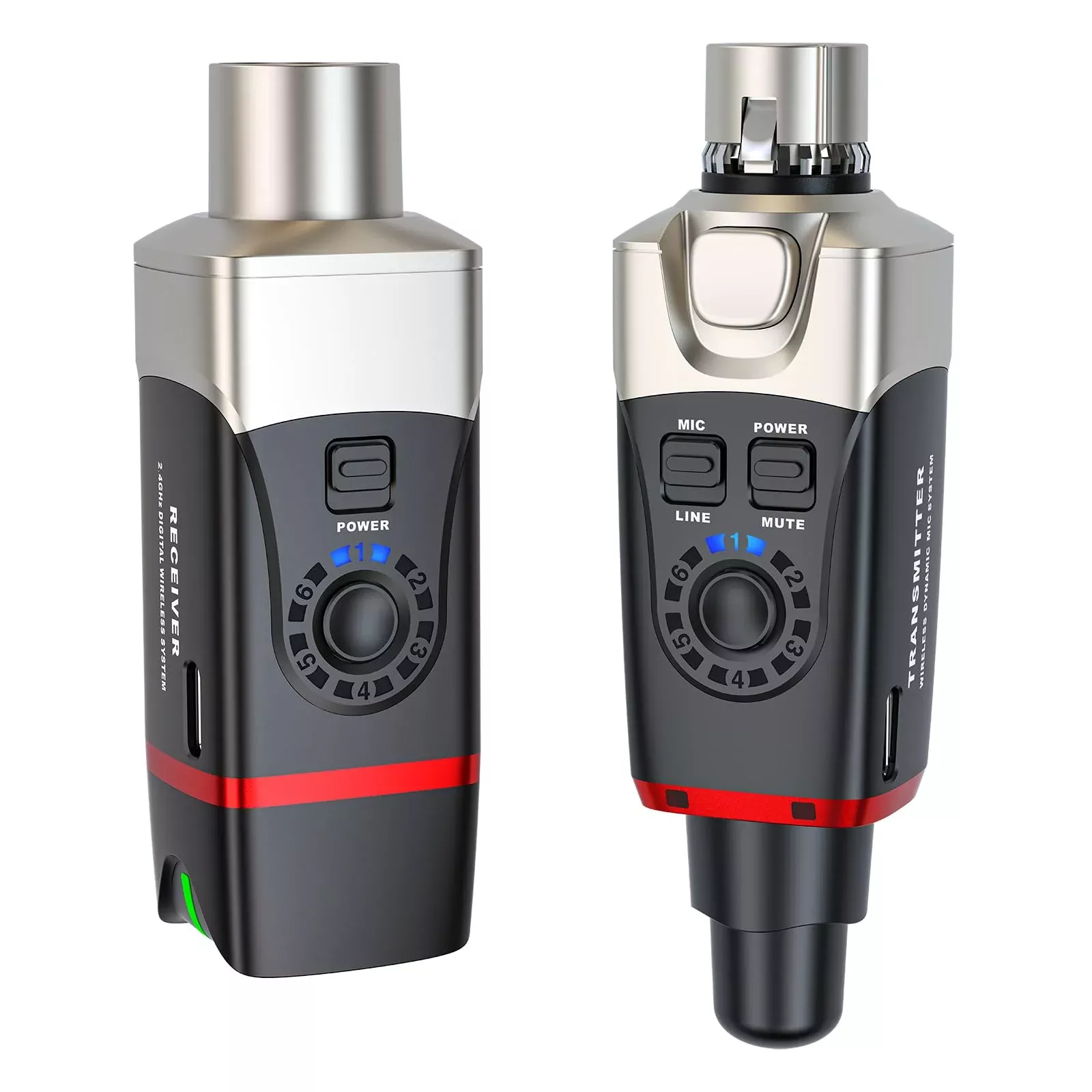 Xvive U35 5.8GHz Wireless XLR Microphone System Transmitter Receiver Metal