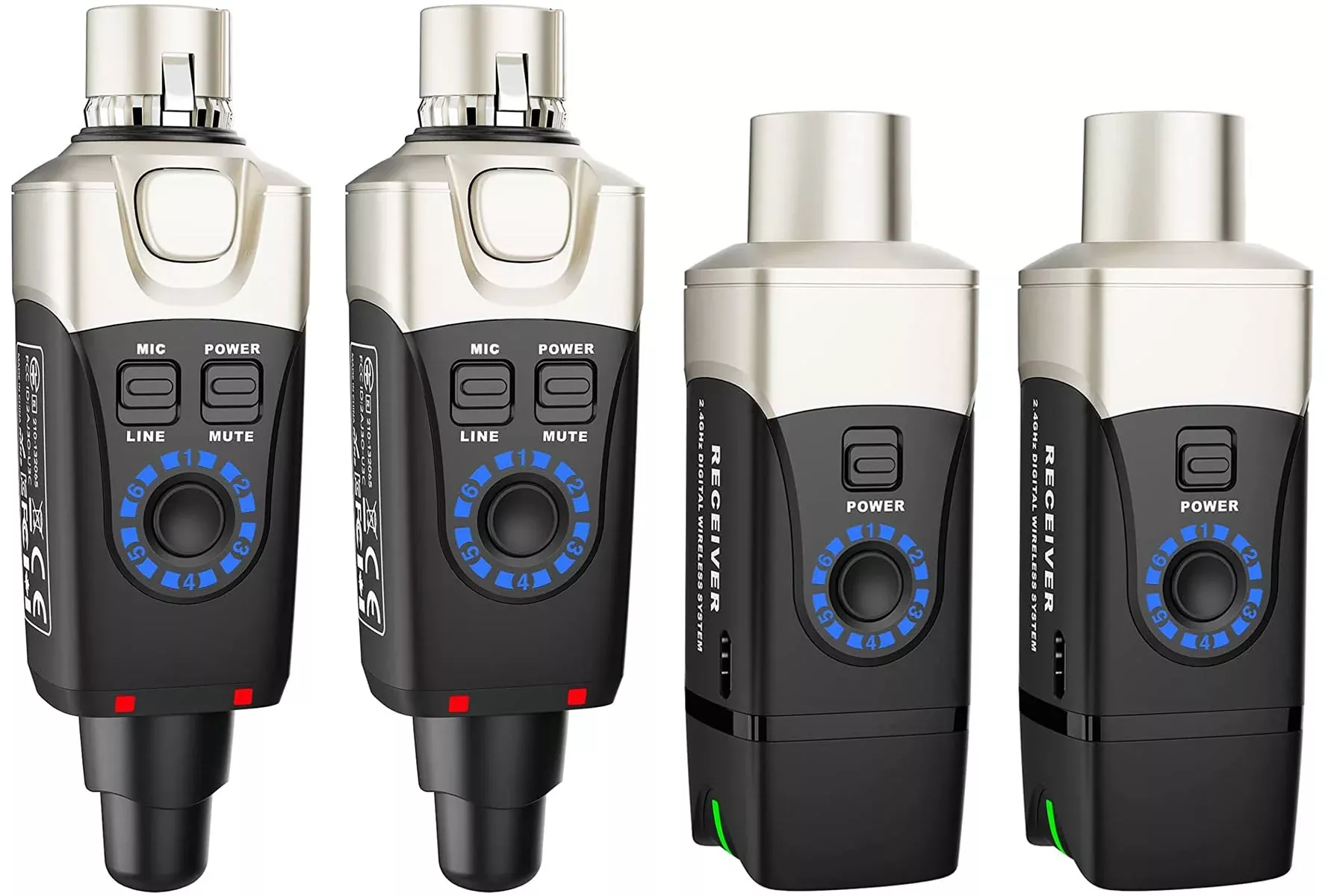 Xvive U3D Stereo XLR Plug-on Wireless System for Dynamic Microphones