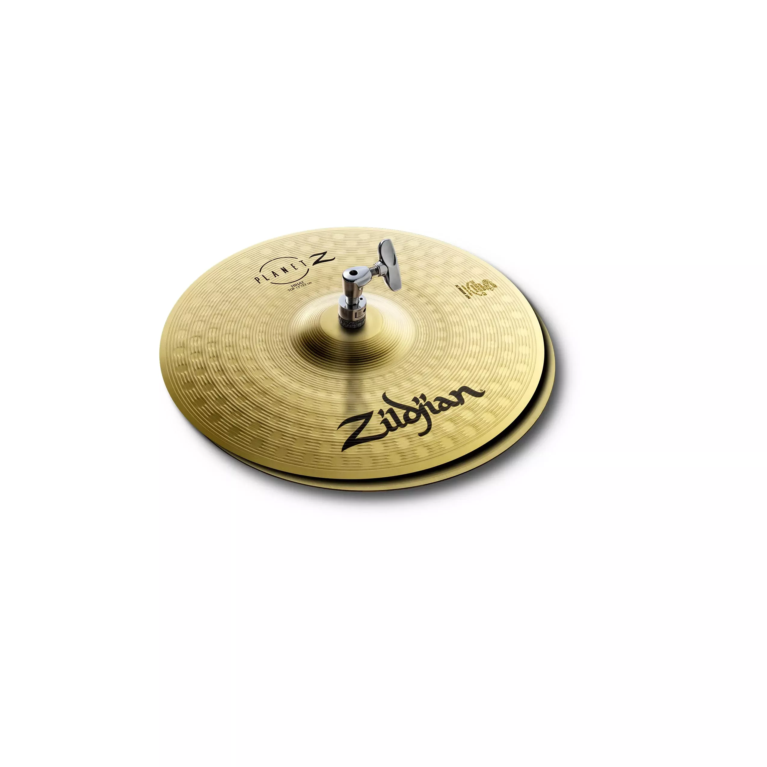 Zildjian Planet Z HiHat Cymbal Pair 13-inch ZP13PR Brass Gold