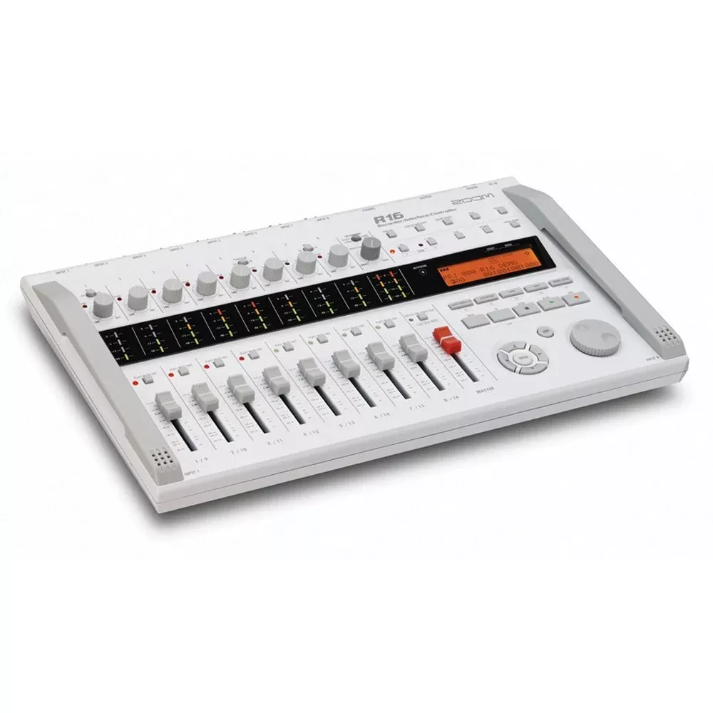 Zoom R16 Multi-Track Tabletop Recorder, Interface, Controller, 8 XLR Combo Inputs, 16 Tracks, USB Audio Interface, Built In Ster