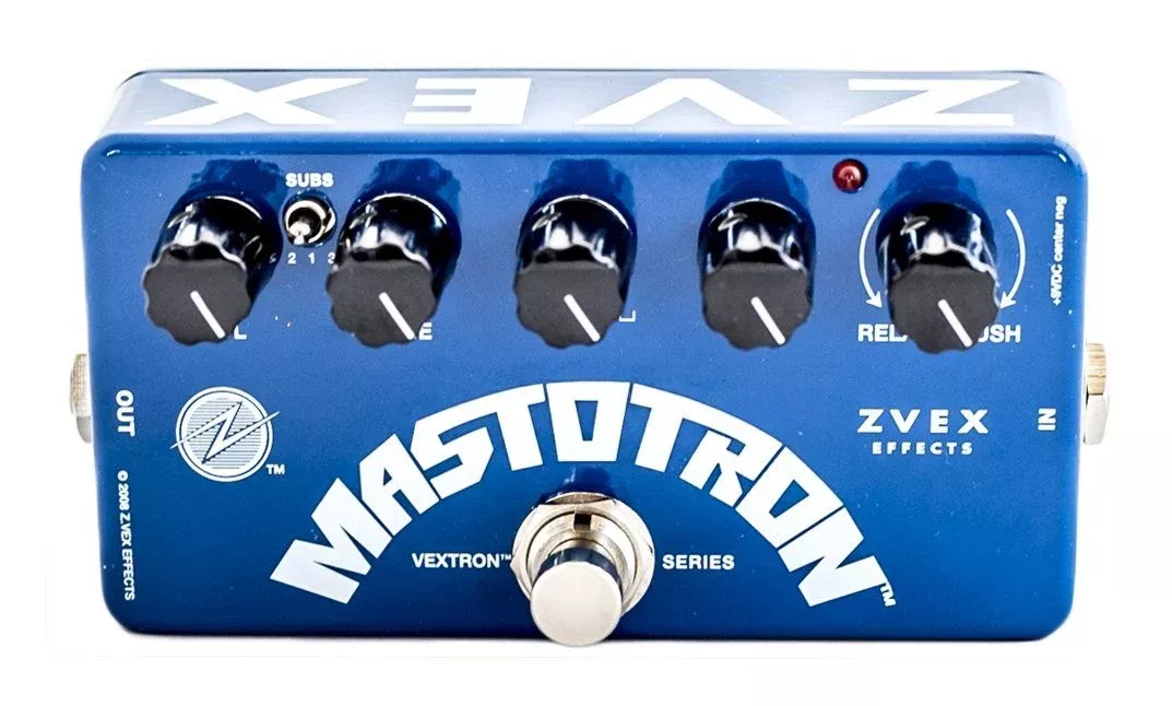 Zvex Mastotron Vextron Series Silicon Fuzz Guitar Pedal Blue